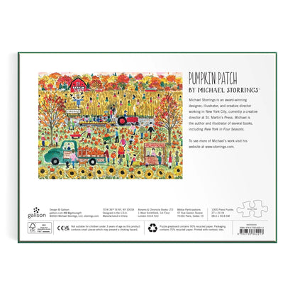 Galison - Pumpkin Patch Puzzle, 1000 Pieces