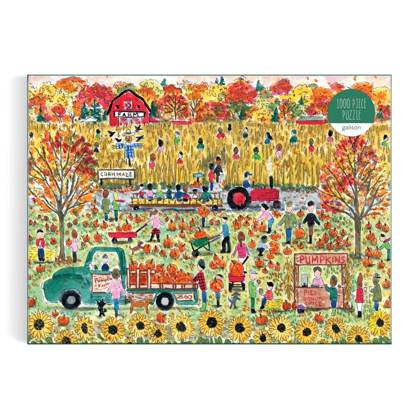 Galison - Pumpkin Patch Puzzle, 1000 Pieces