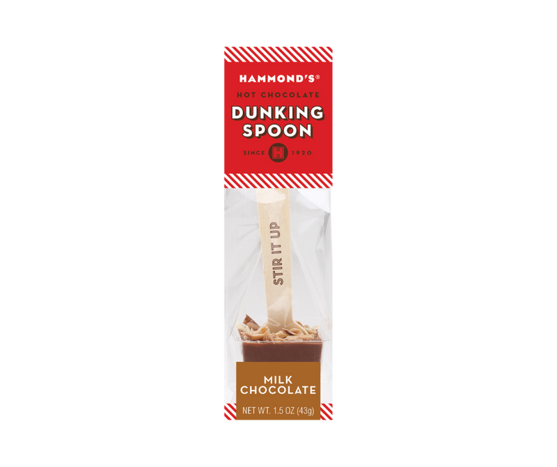 Milk Chocolate Dunking Spoon in packaging.