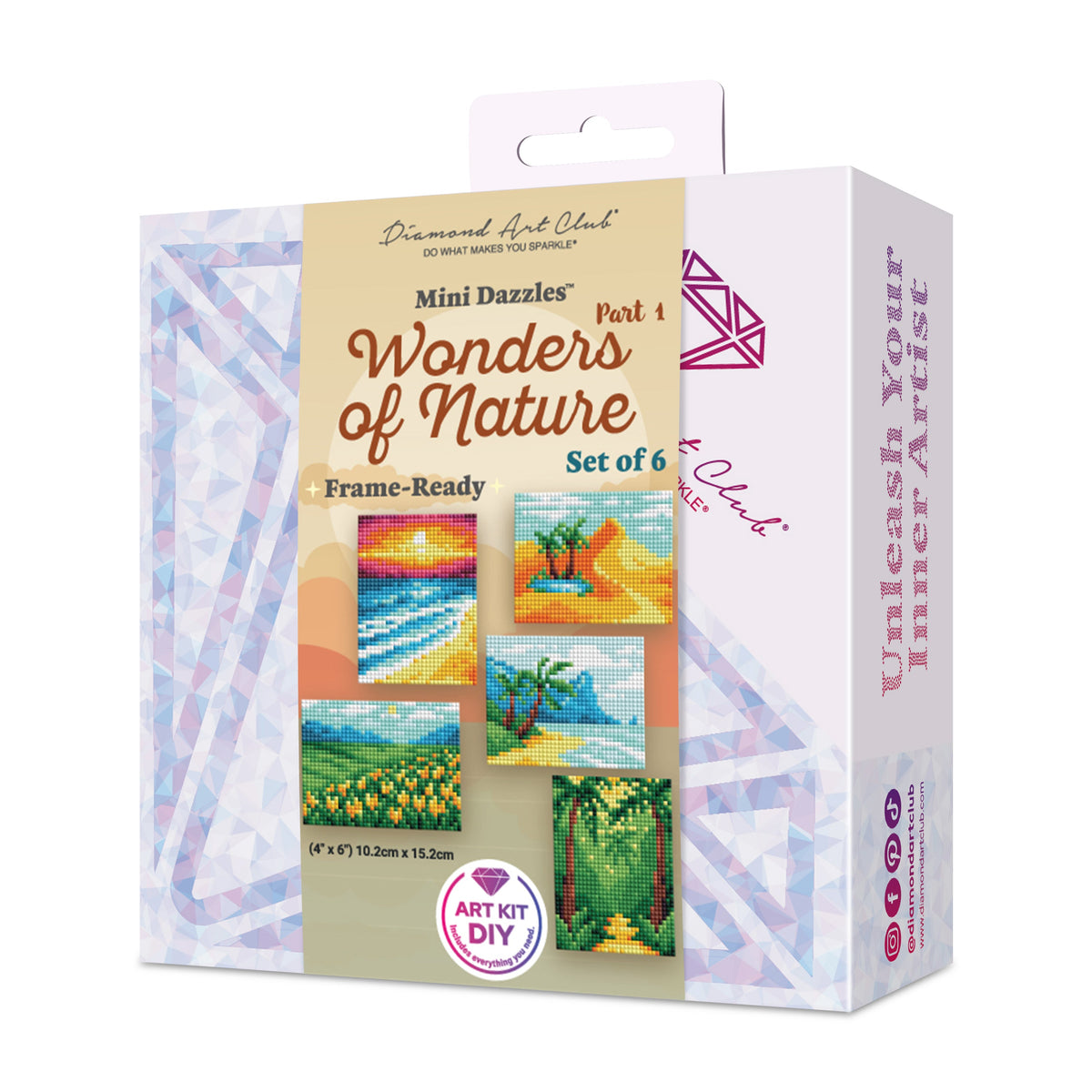 front of the mini dazzle boxed kit