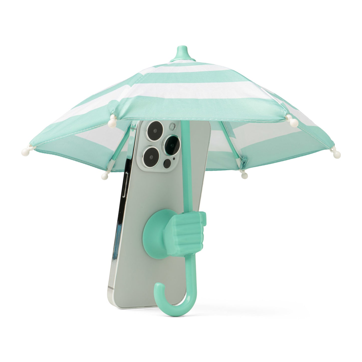 mint Cabana Boy Phone Umbrella attacked to a phone