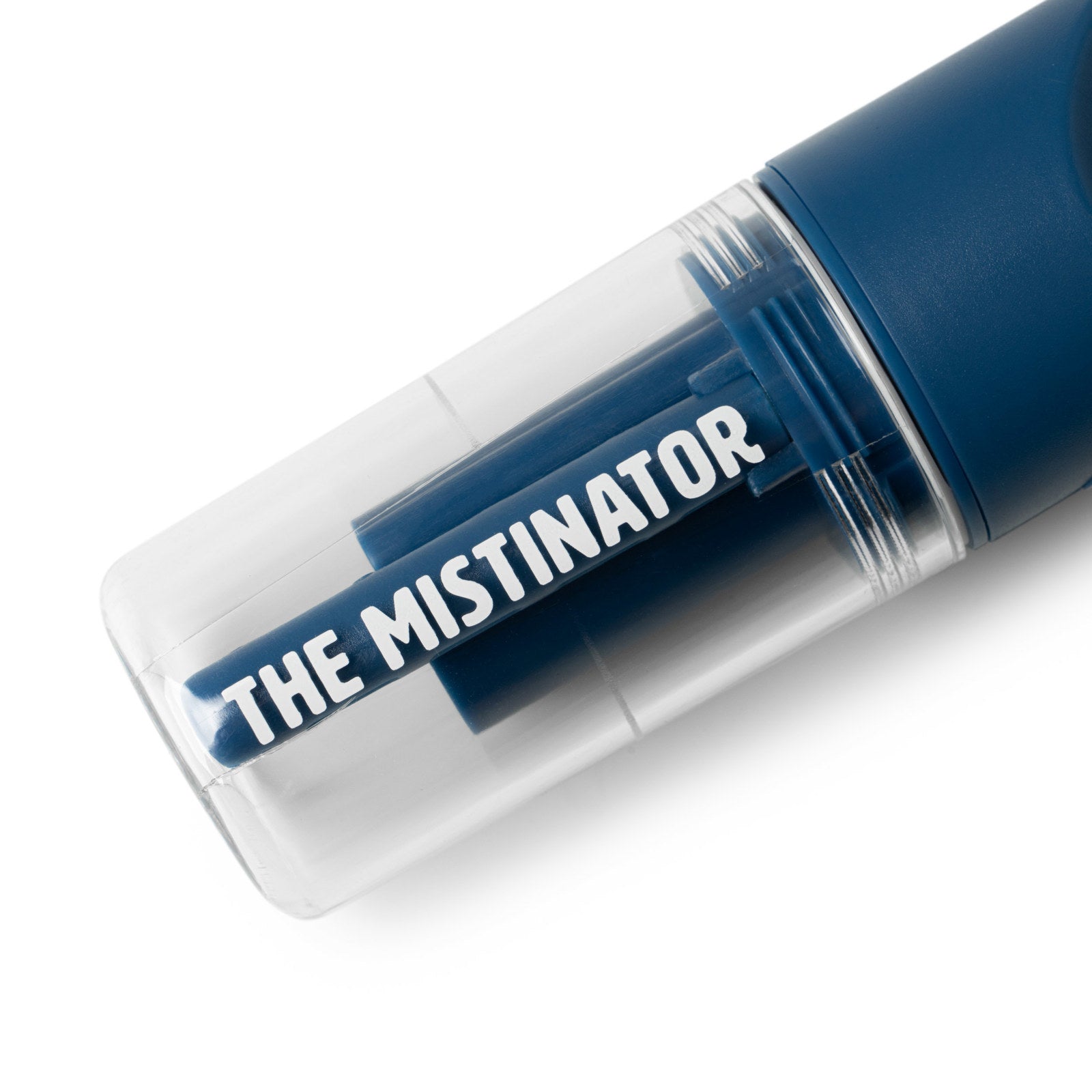 close-up of water bottle portion of fan