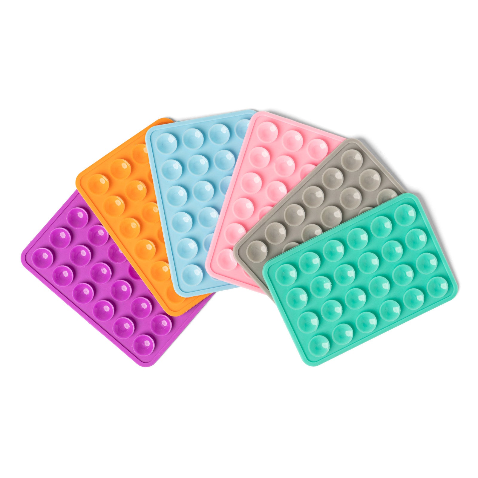 assorted colors of Tentacle Tech Suction Phone Mounts