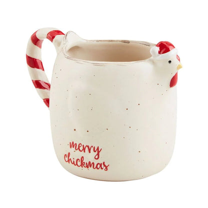 Christmas chicken mug.