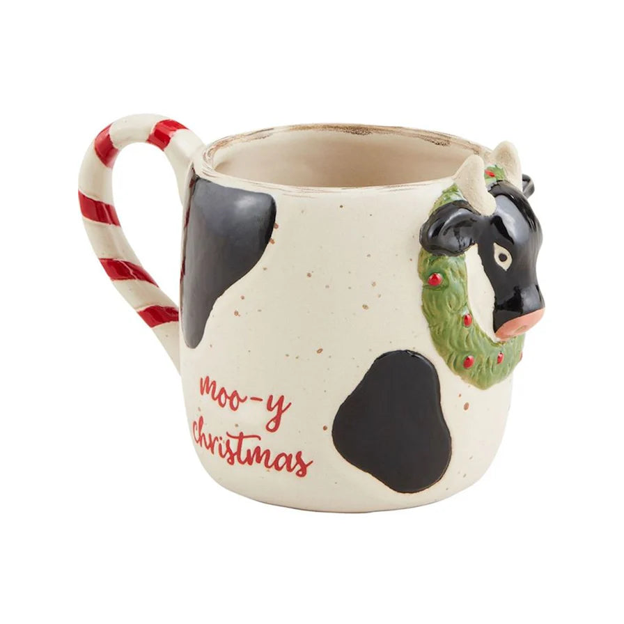 Cow Christmas mug