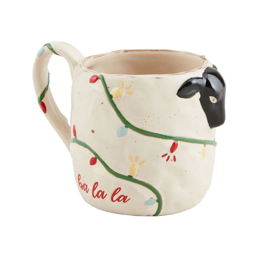 Sheep Christmas mug.