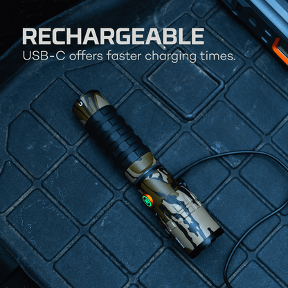 flashlight plugged in with power cord