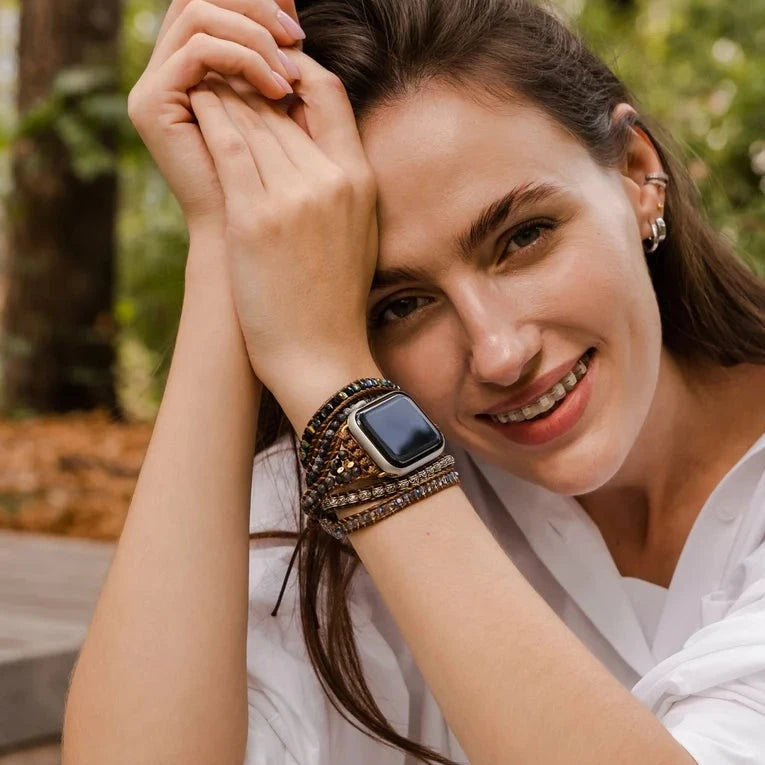 Apple watch with wrist wraps hotsell