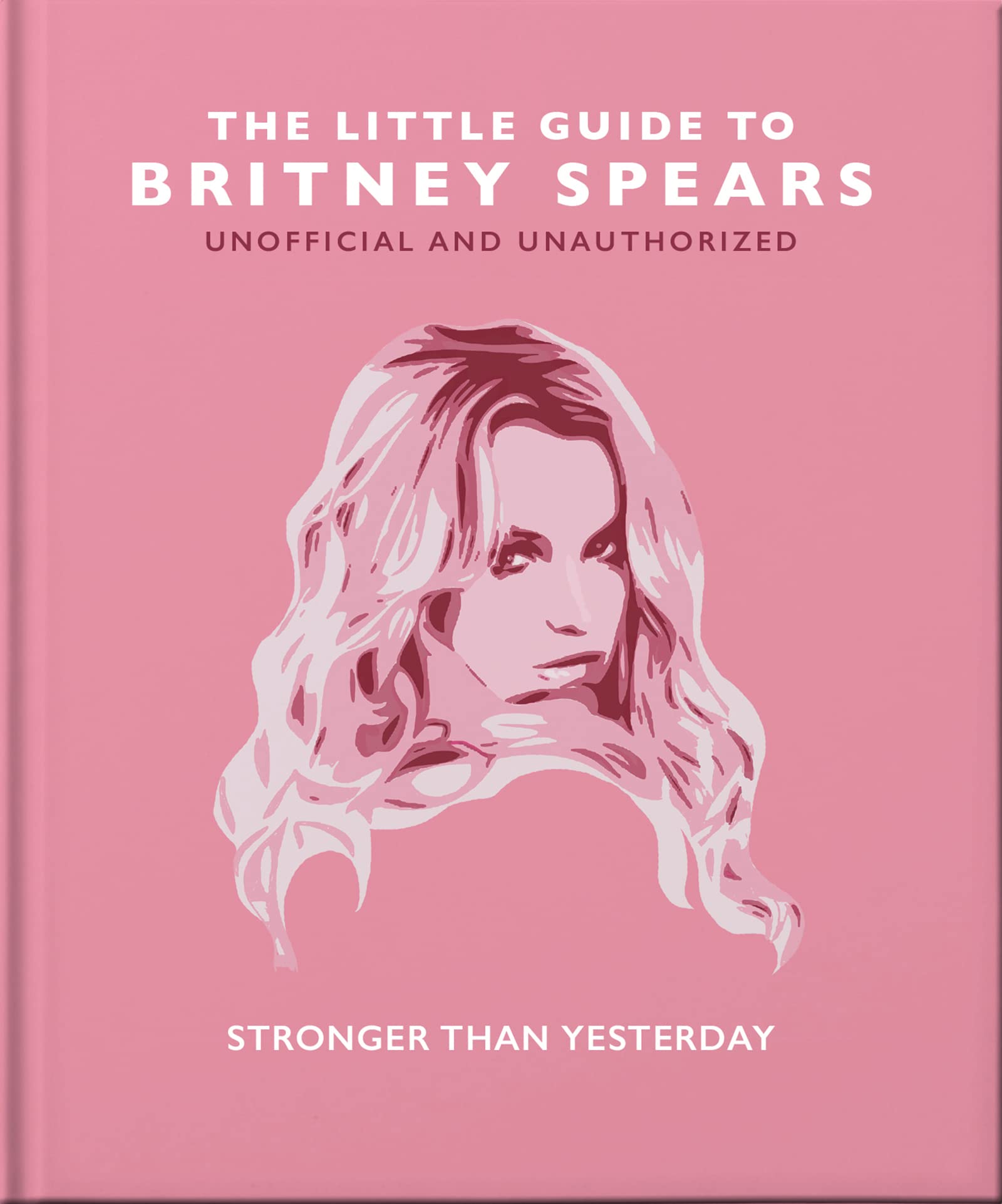 front cover of book is pink with white illustration of brittany and title of book in white