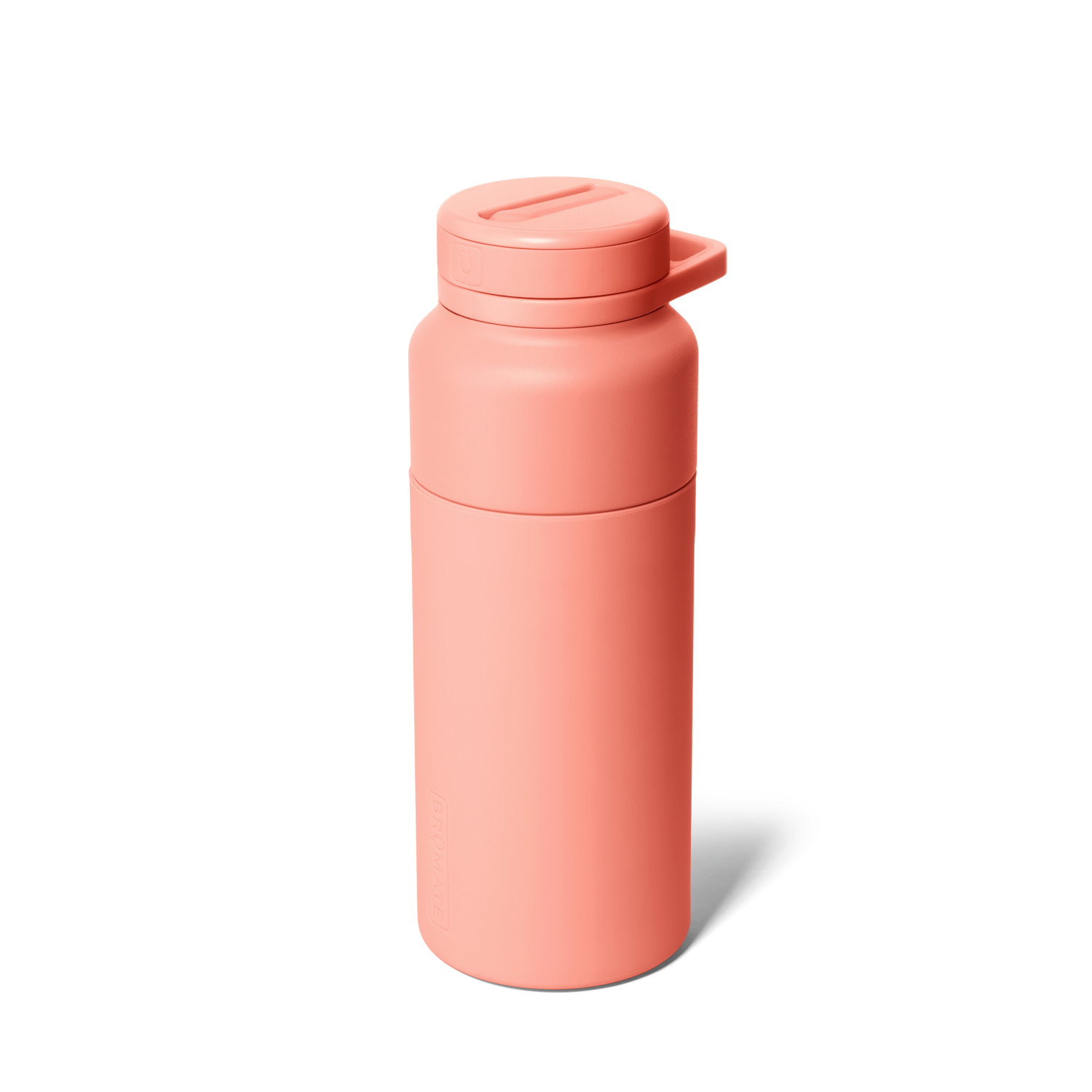 guava Rotera 35 Ounce Water Bottle is solid pink and displayed against a white background