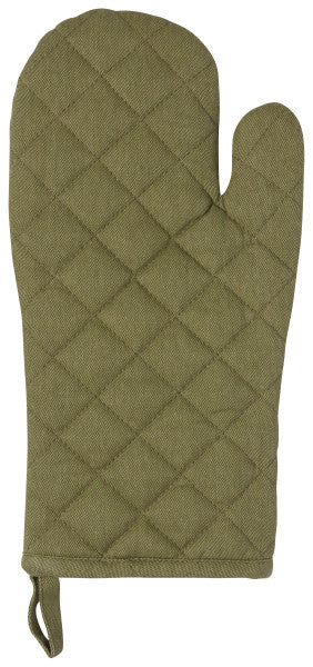 olive branch green hot mitt on a white background.