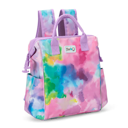 cloud nine Packi Backpack Cooler on a white background.