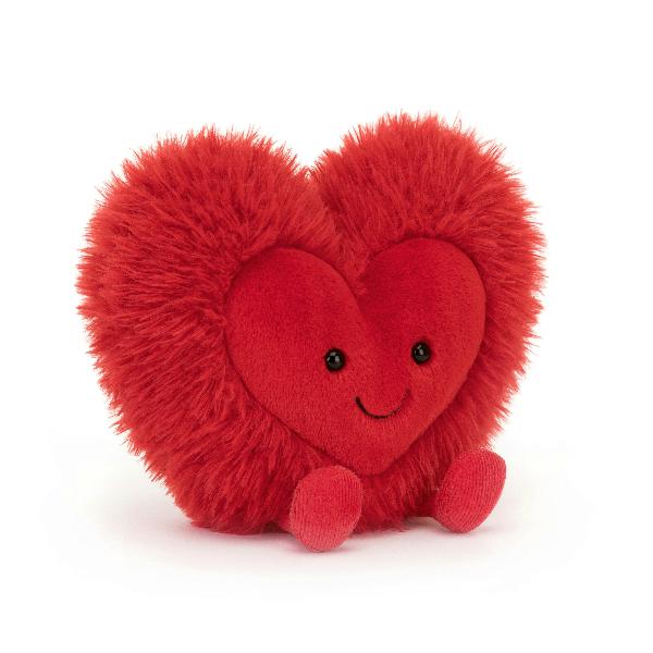 front view of Amuseables Beatie Heart Little Plush Toy.