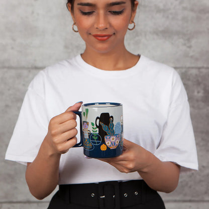 person holding Still Life Studio Mug