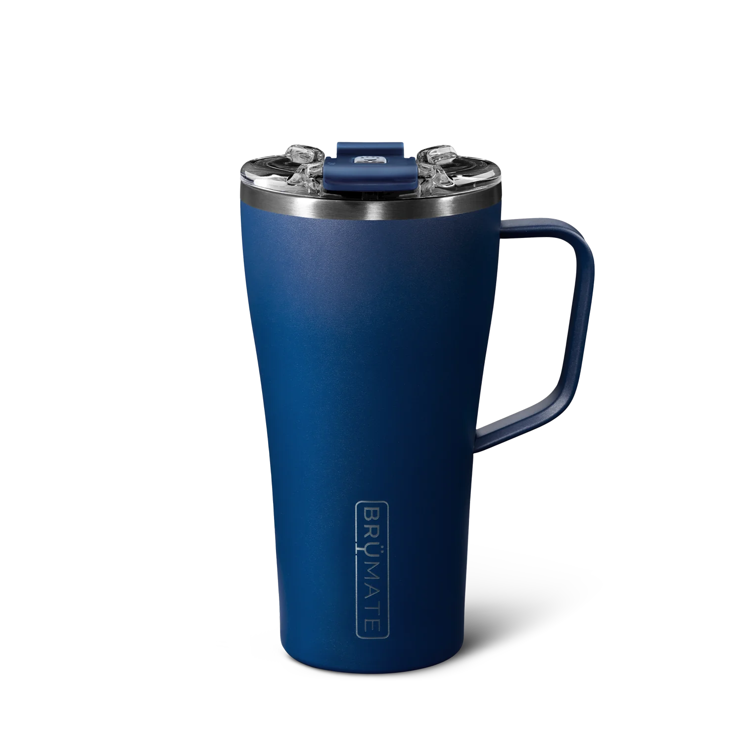 matte navy toddy on a white background.