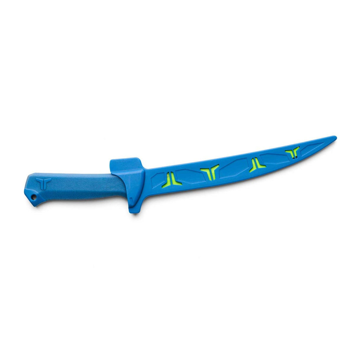 SKY Flex Fillet Knife with sheath on it
