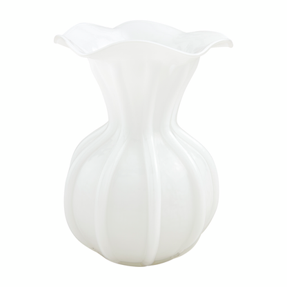 large ruffle vase.