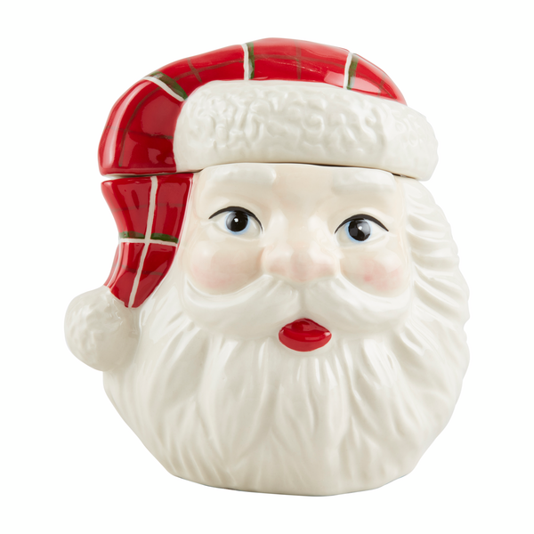 santa candy jar.