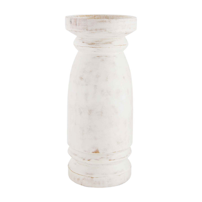 White Metal Candle Holder: Large – Pop & Pour Party Co White Metal Candle Holder: Large – Pop & Pour Party Co