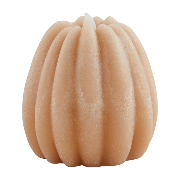 white pumpkin candle.