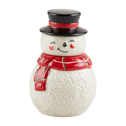 snowman candy jar.