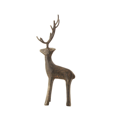 small metal deer.