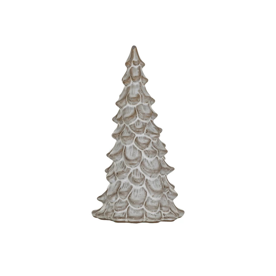 large cream stoneware tree on a white background.