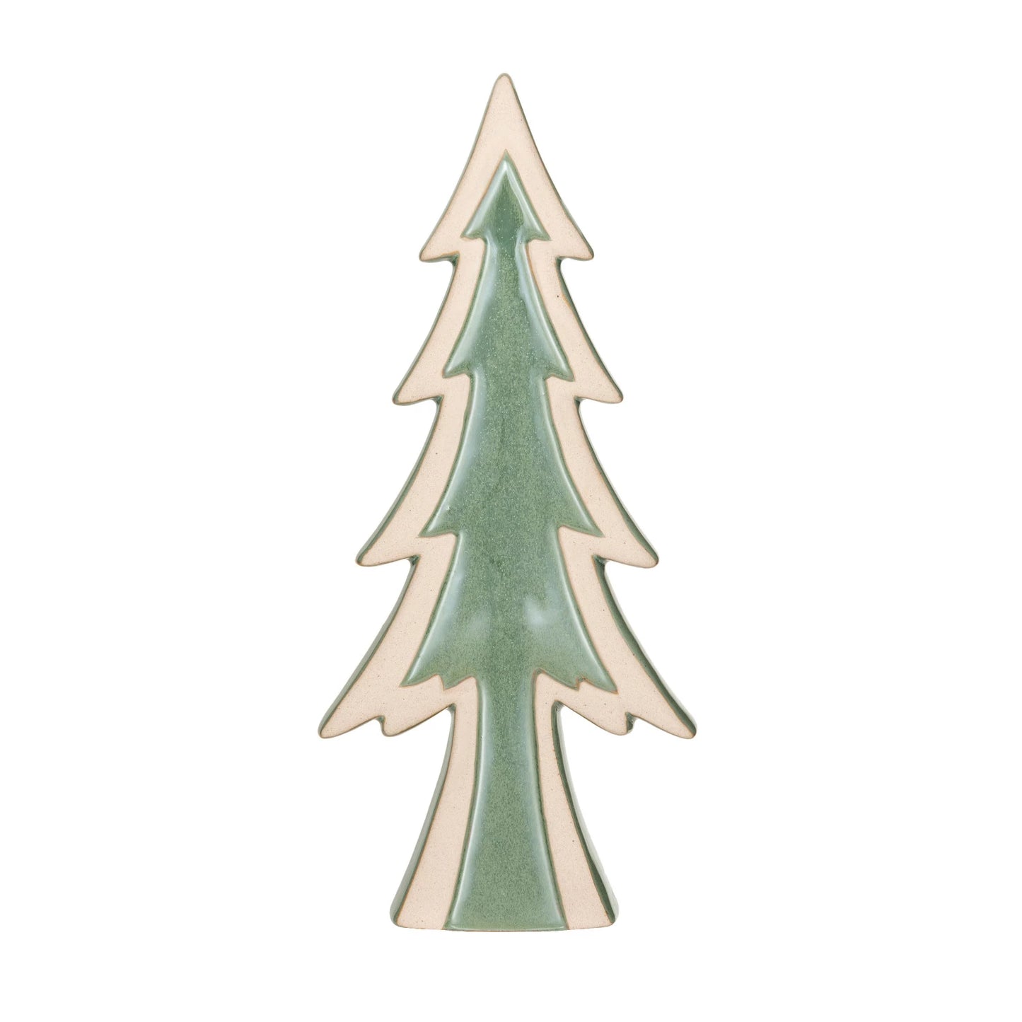 tall stoneware tree on a white background.