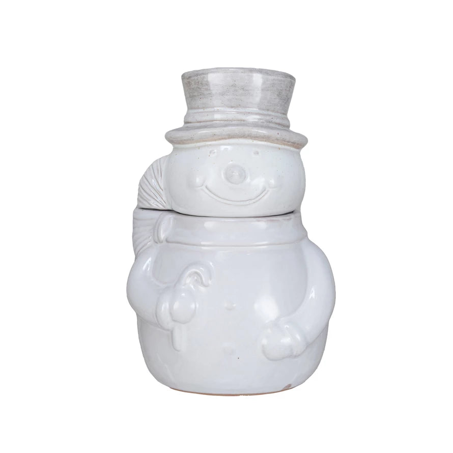 snowman shaped coolie jar.