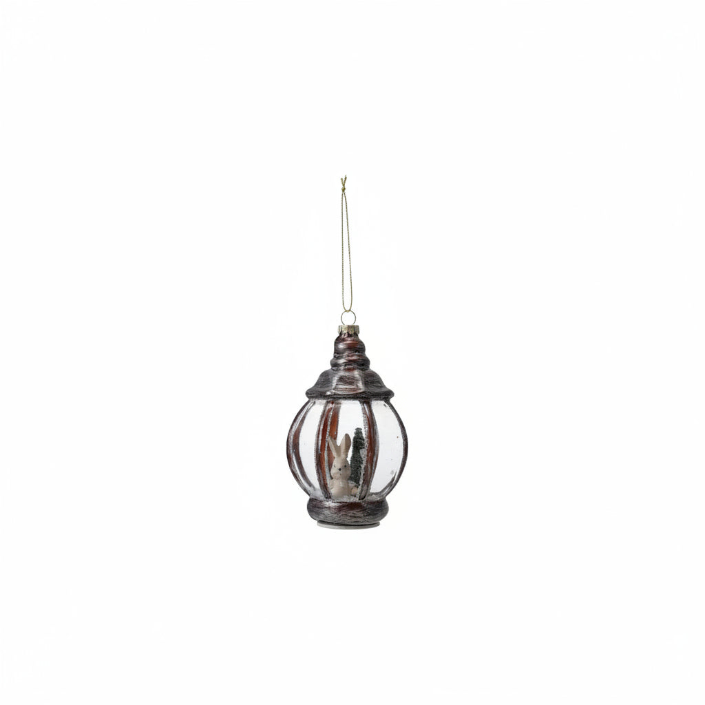 bunny in round shaped lantern