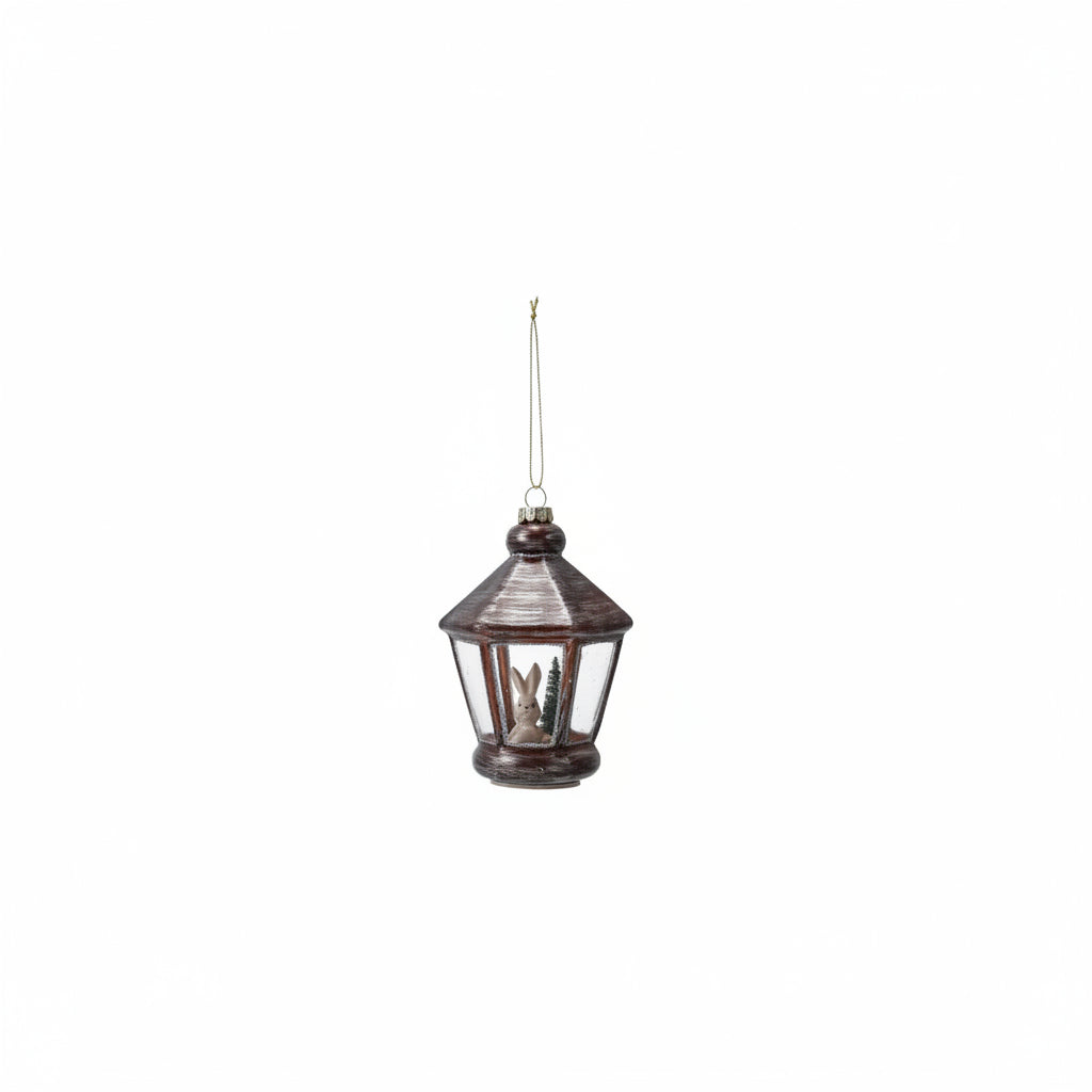 bunny in hexagon shaped lantern