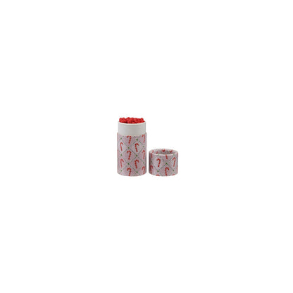 candy cane match tube