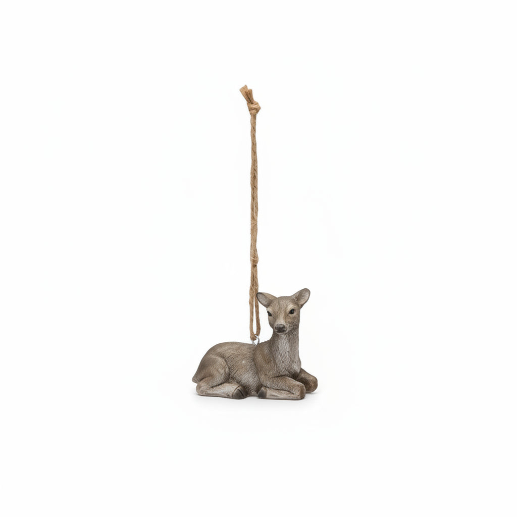 deer ornament on a white background