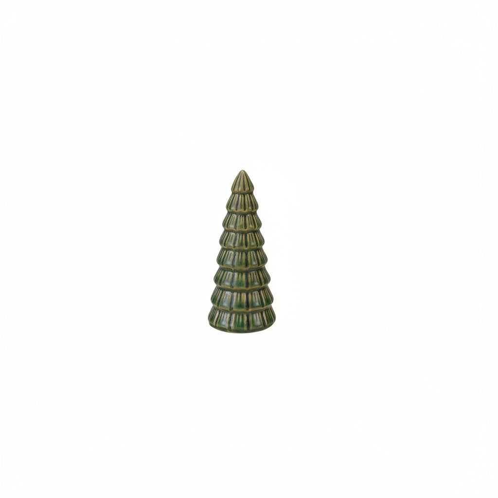 dark green ceramic tree