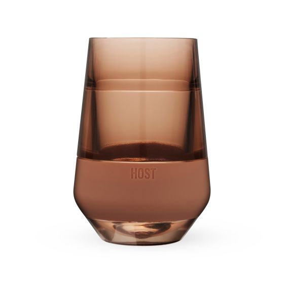 moody brown wine freeze glass.