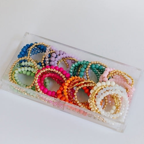 Forever 21 Bangle Bracelets Set Of 4 Multicolor Jewelry School NEW