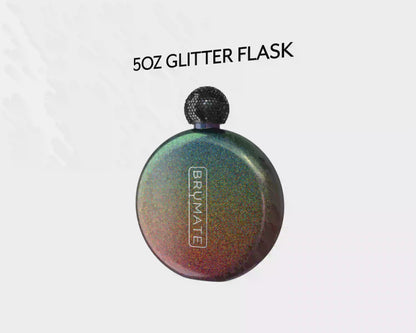 video without sound illustrating the qualities of the glitter flask