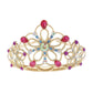 the bejeweled tiara on a white background