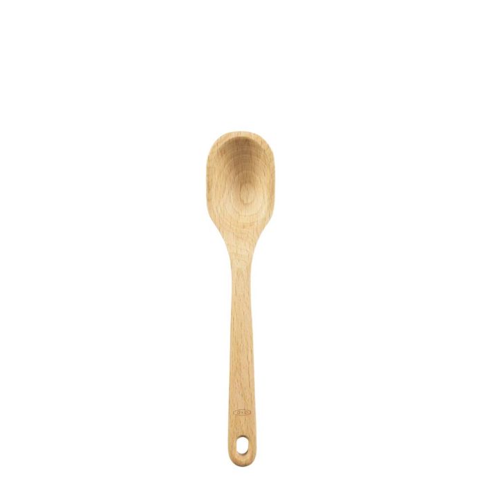 small wooden spoon.