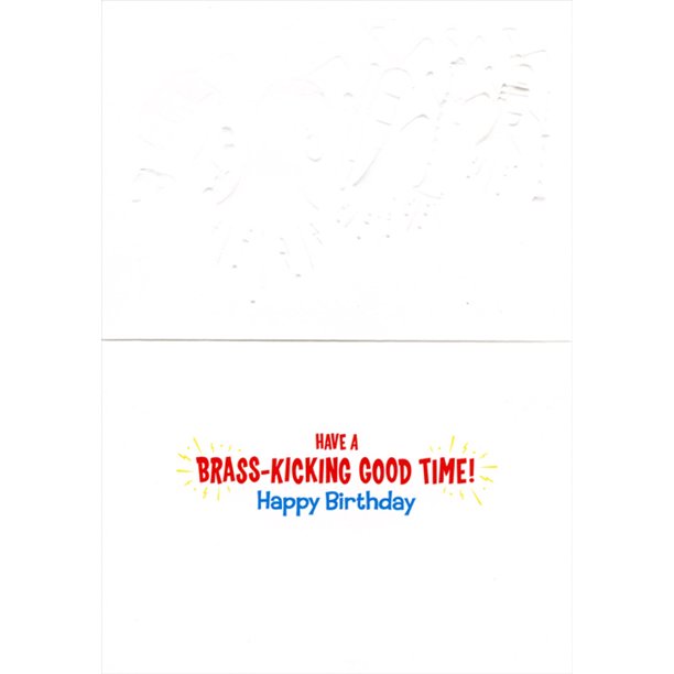 inside card is white with red and blue inside text