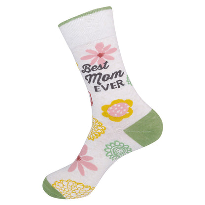 other side of best mom ever sock.