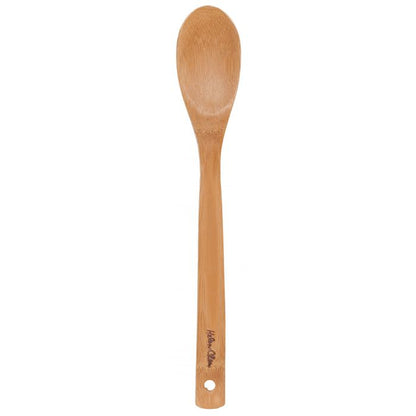 the 12 inch bamboo spoon on a white background