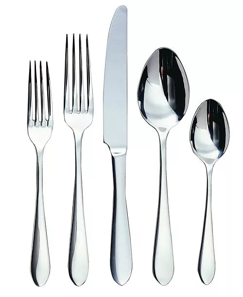 linden 5 piece place setting displayed on a white background