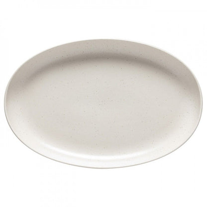 vanilla pacifica oval platter on a white background