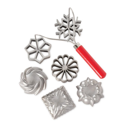 swedish rosette and timbale set displayed on a white background