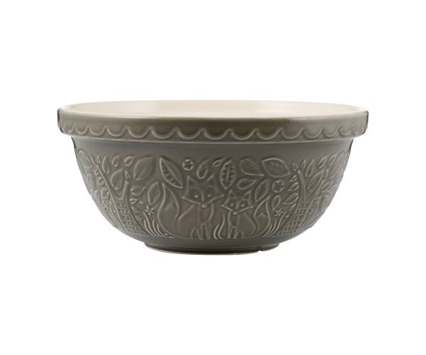 grey forest bowl on a white background.