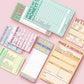awesome citation nifty note pad displayed with multiple other note pads on a pink background