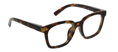 left angled view of tortoise to the max glasses on a white background