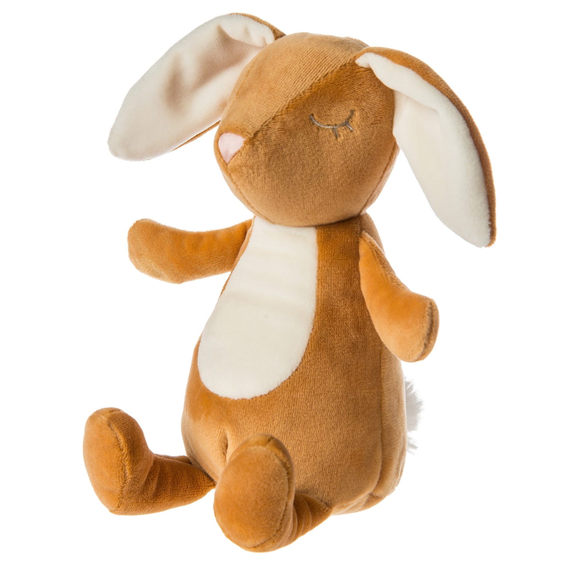 leika little bunny soft toy on a white background
