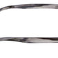 side view of gray horn adrift glasses on a white background 
